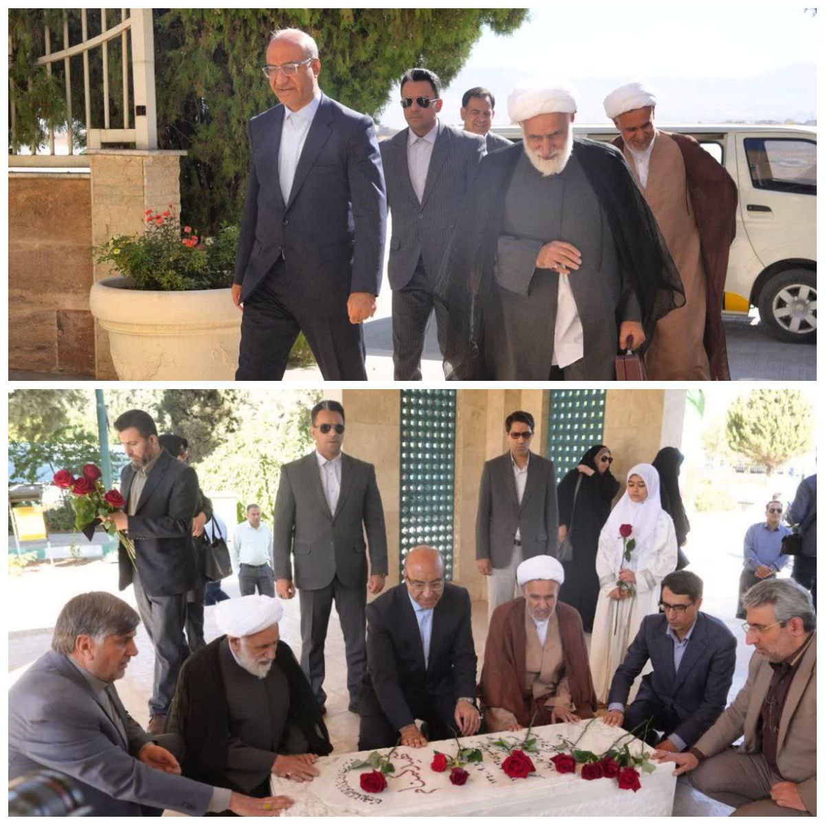 ورود نماینده ولی‌فقیه و رئیس هیأت مدیره بنیاد مسکن انقلاب اسلامی به کرمانشاه