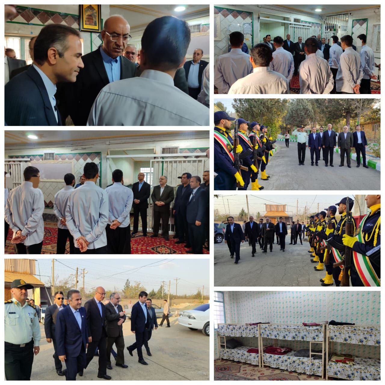 بازدید استاندار کرمانشاه از بند نوجوانان کانون اصلاح و تربیت