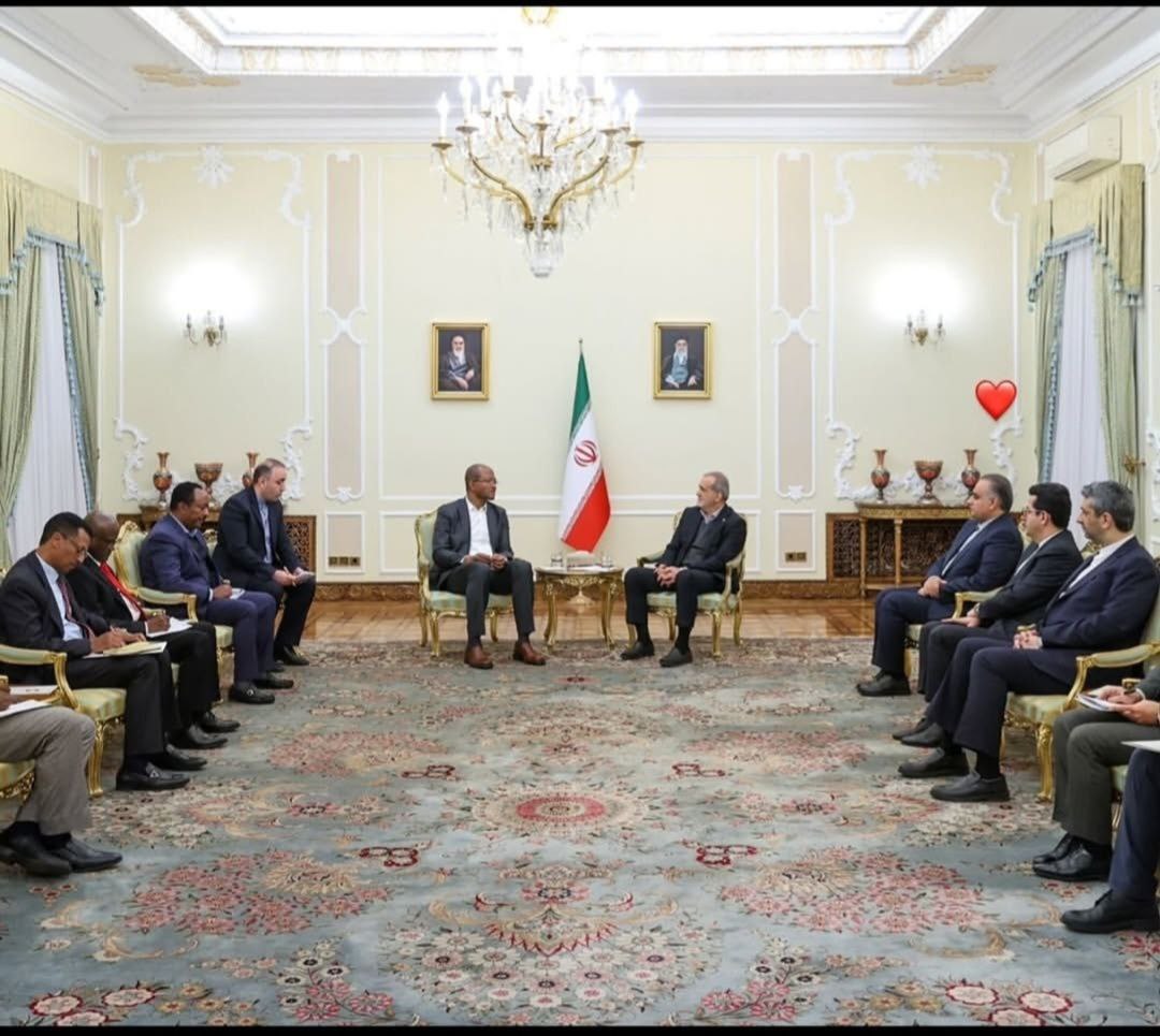 پزشکیان در دیدار رئیس مجلس اتیوپی تأکید کرد: گسترش روابط دوجانبه تهران–آدیس‌آبابا